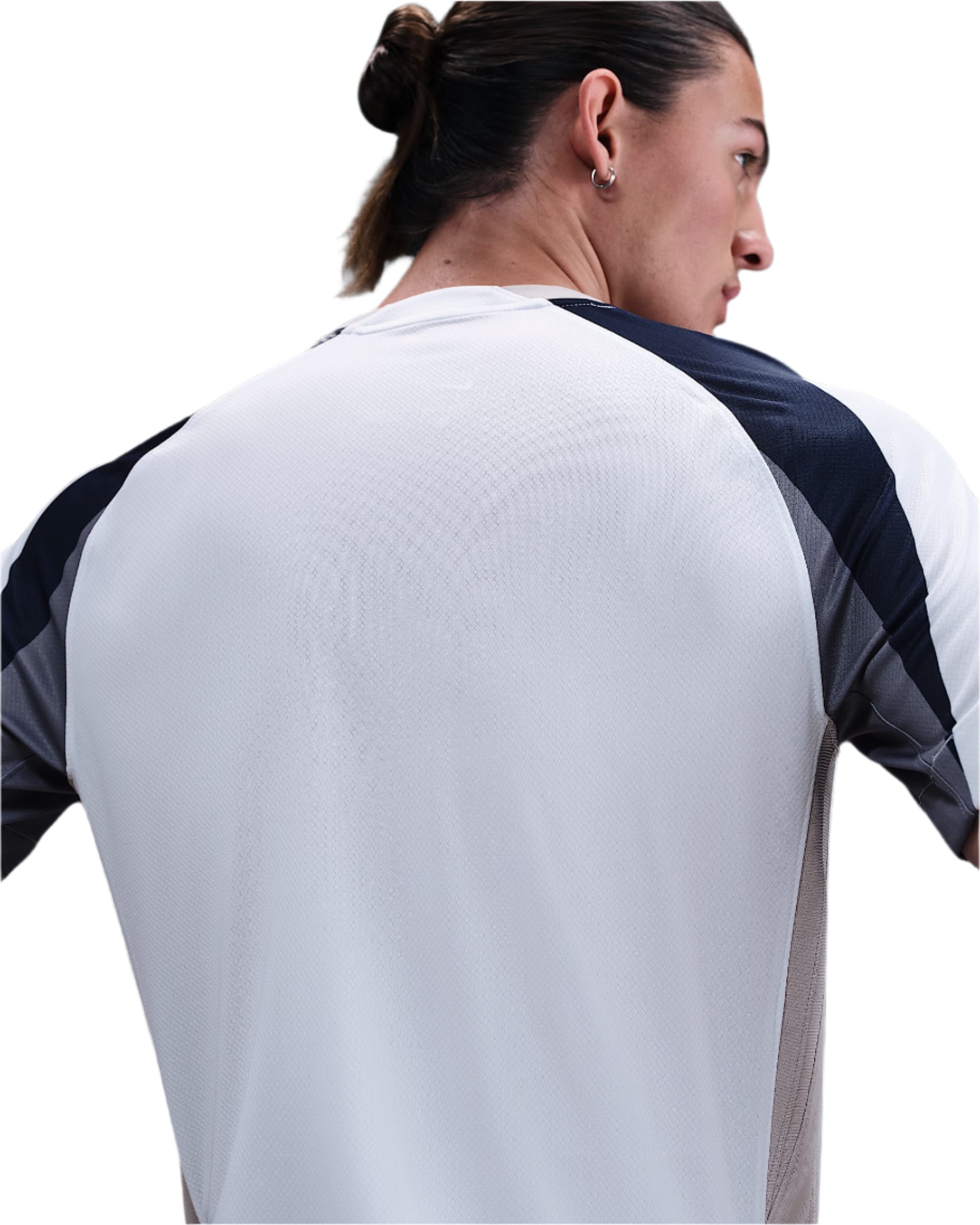 Nike Bergvall Tottenham Hotspurs Home Jersey w/ EPL + No Room For Racism Patch 25/26 (White/Iron/Binary Blue)