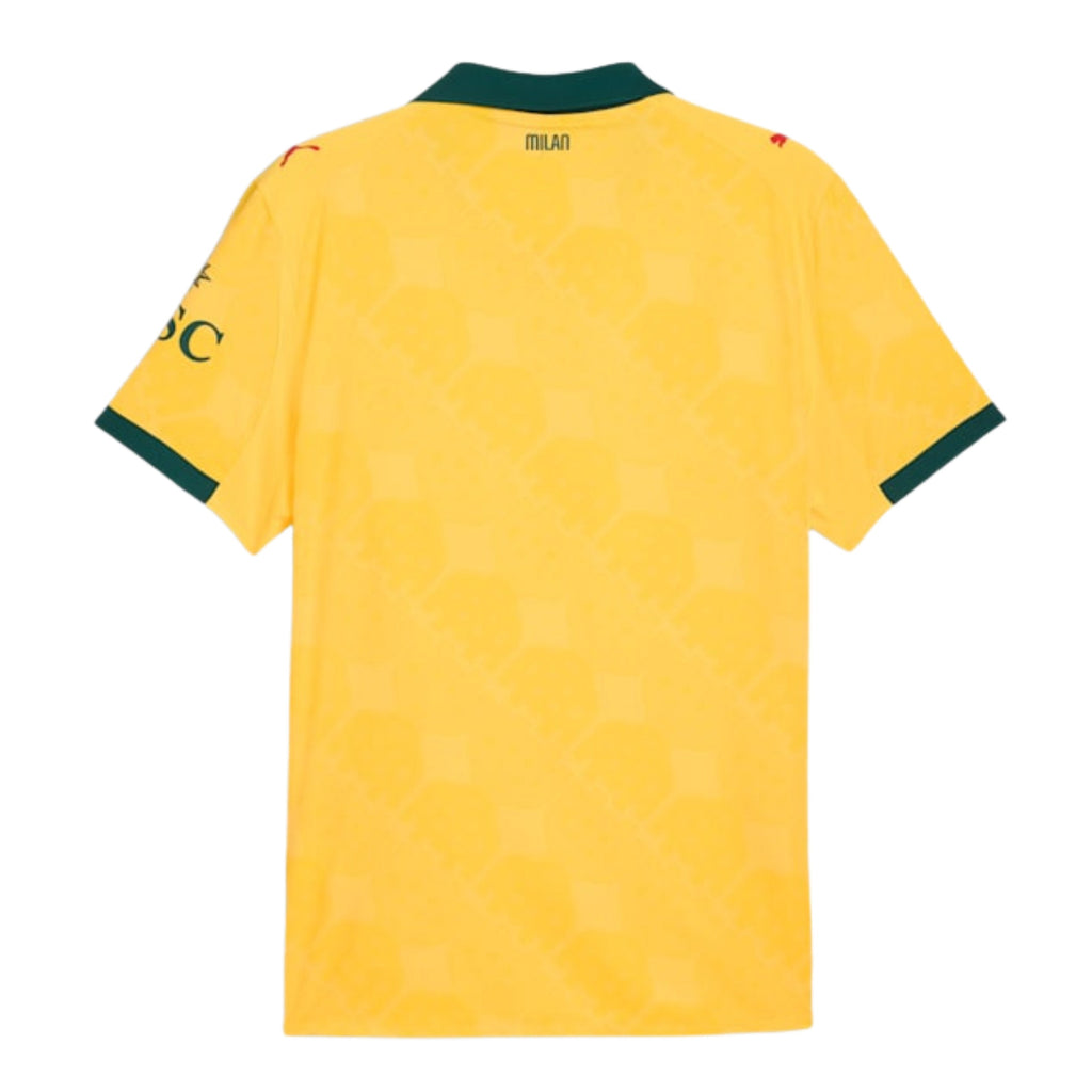 Puma Men's AC Milan Authentic Third Jersey 25/26 (Sunny Yellow/Dark Myrtle)