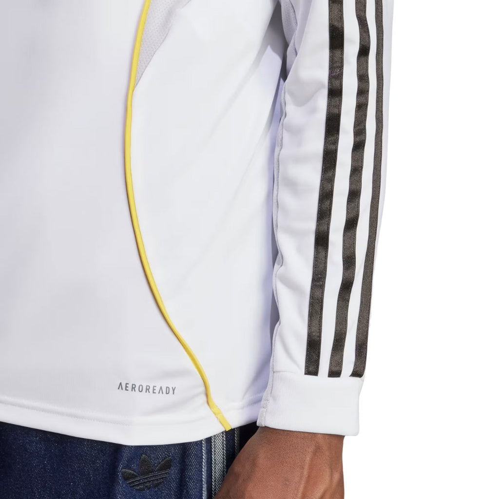 adidas Real Madrid Long Sleeve Home Jersey 25/26 (White)
