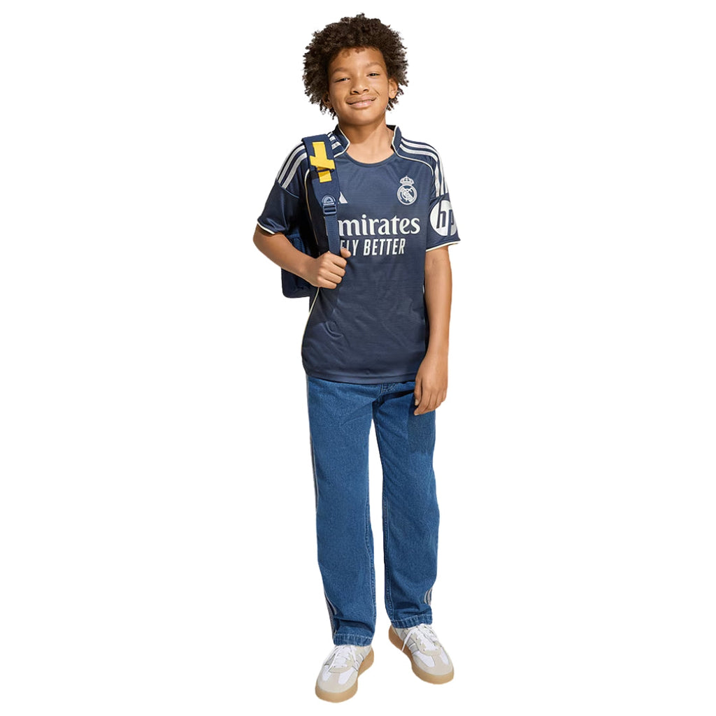 adidas Youth Real Madrid Kylian Mbappe Away Jersey 25/26 (Legend Ink)