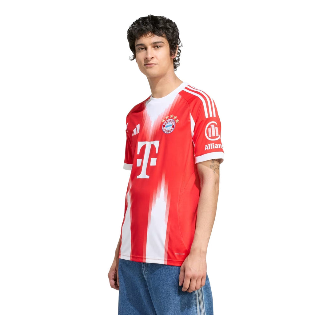 adidas Bayern Munich Beckenbauer Home Jersey w/ Champions League Patches 25/26 (Red)
