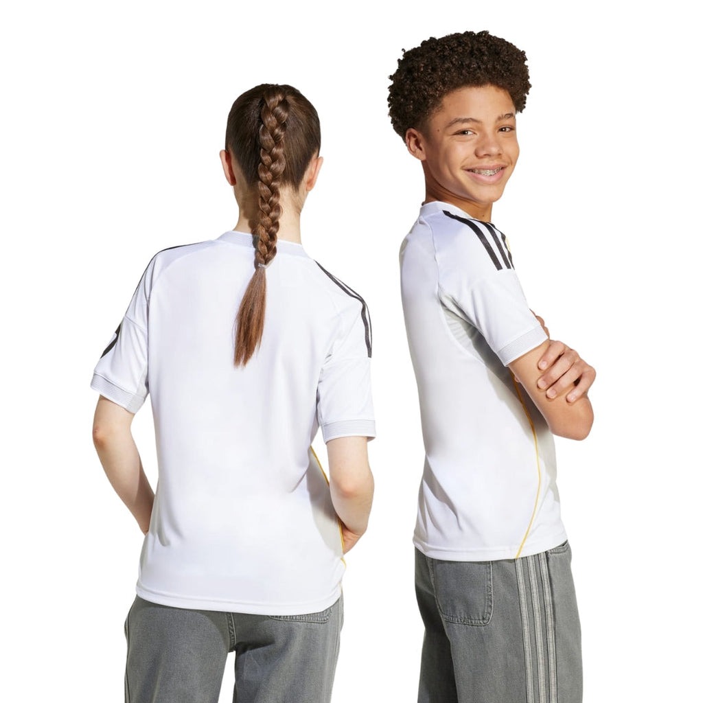 adidas Youth Real Madrid Vini Jr. Home Jersey 25/26 (White)