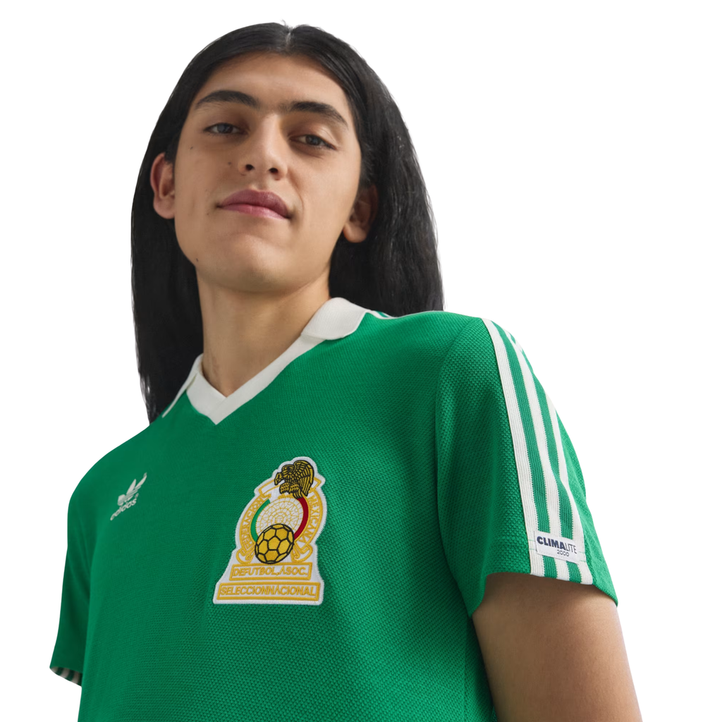adidas Men's Mexico 86 Retro Football Jersey (Green)