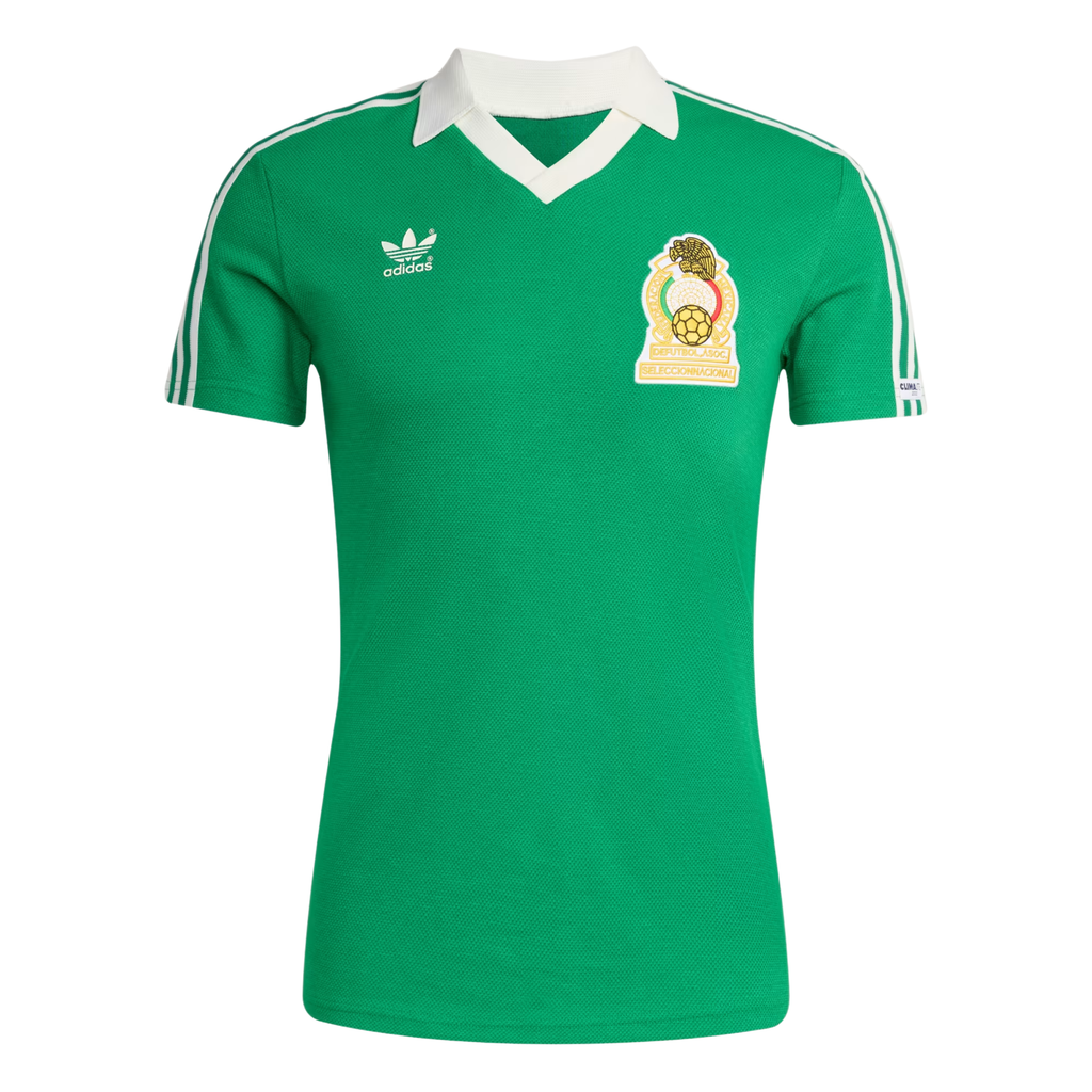 adidas Men's Mexico 86 Retro Football Jersey (Green)