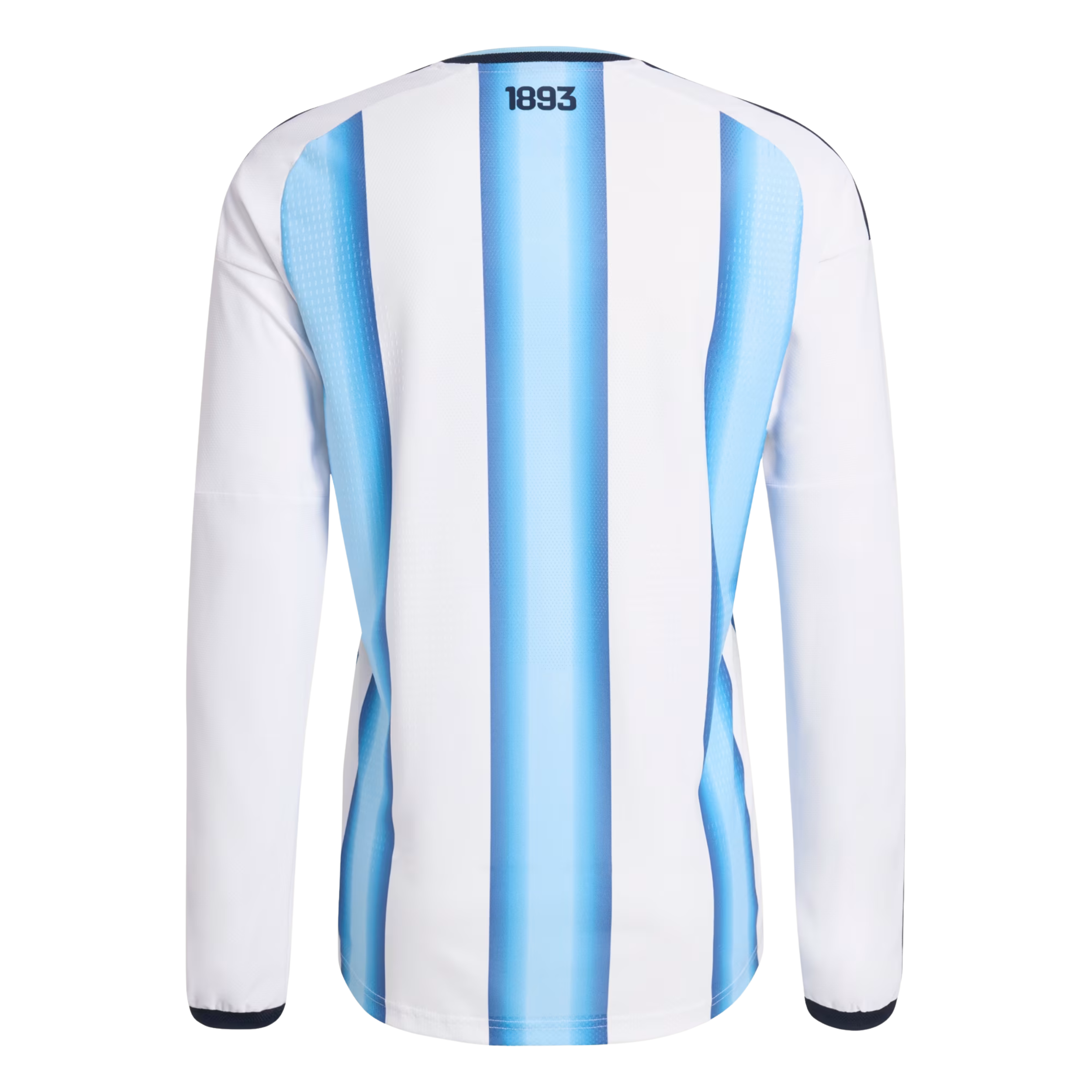 adidas Men's Argentina Long Sleeve Authentic Home Long Sleeve Jersey 2026 (White/Icey Blue/Light Blue)