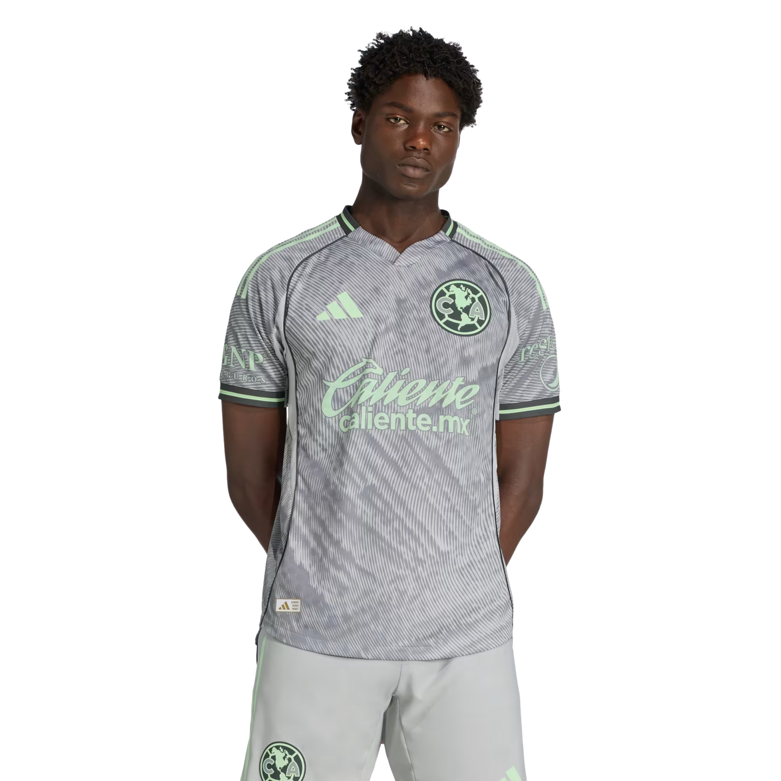 adidas Men's Club America 25/26 Authentic Third Jersey (Grey)