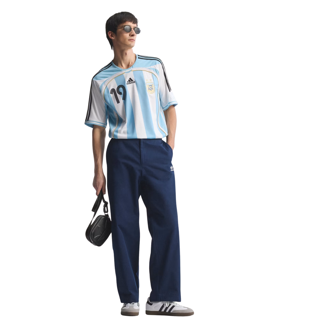 adidas Men's Lionel Messi Argentina 2006 Home Jersey (White)