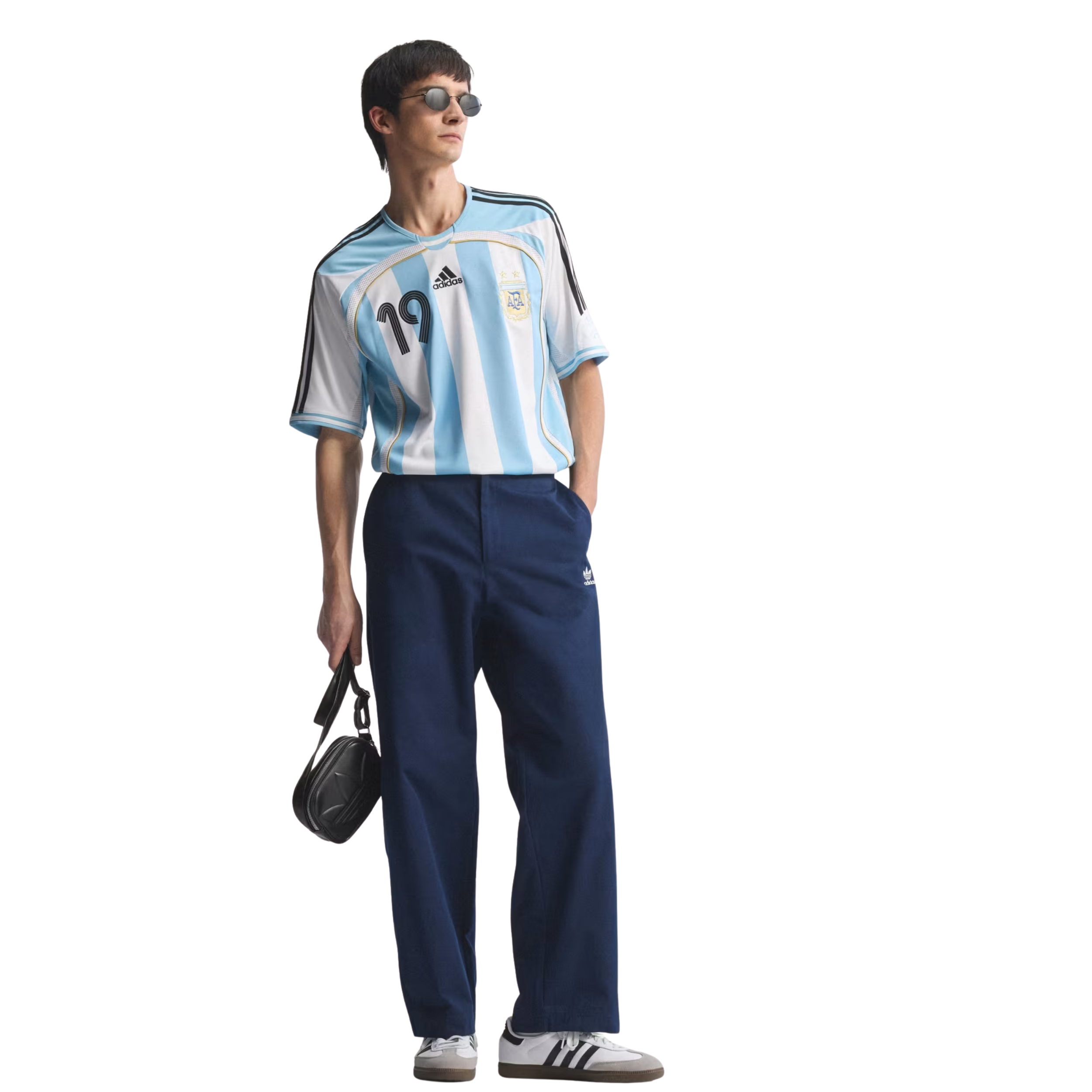 adidas Men's Lionel Messi Argentina 2006 Home Jersey (White)