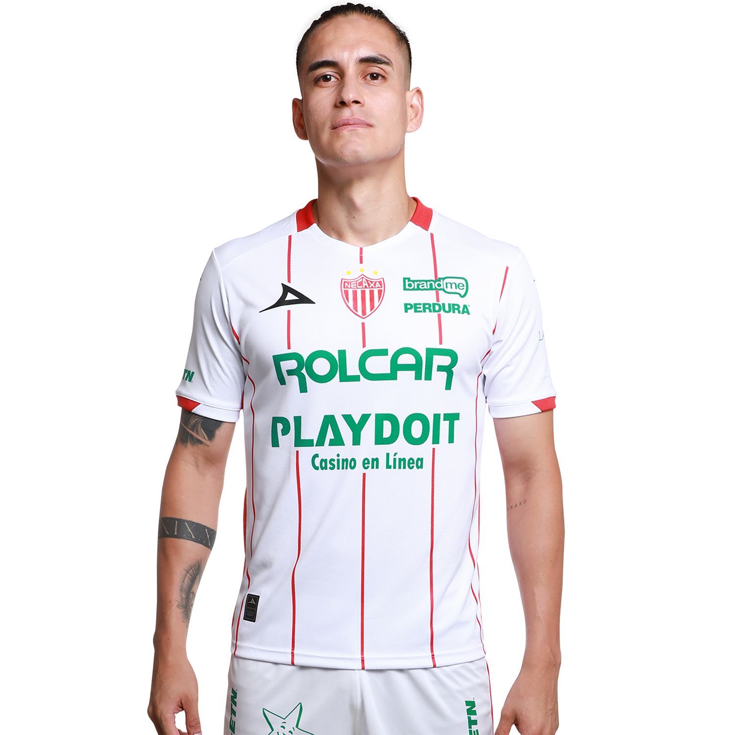 Pirma Men's Necaxa Home Jersey 25/26 (White/Red)