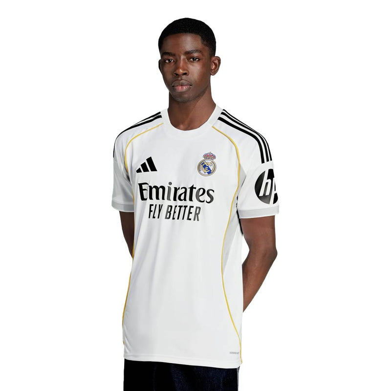 adidas Ferland Mendy Real Madrid 25/26 Home Jersey w/ Champions League Patches (White)