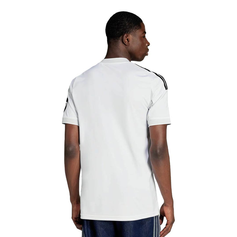 adidas Vini Junior Real Madrid 25/26 Home Jersey w/ Champions League Patches (White)
