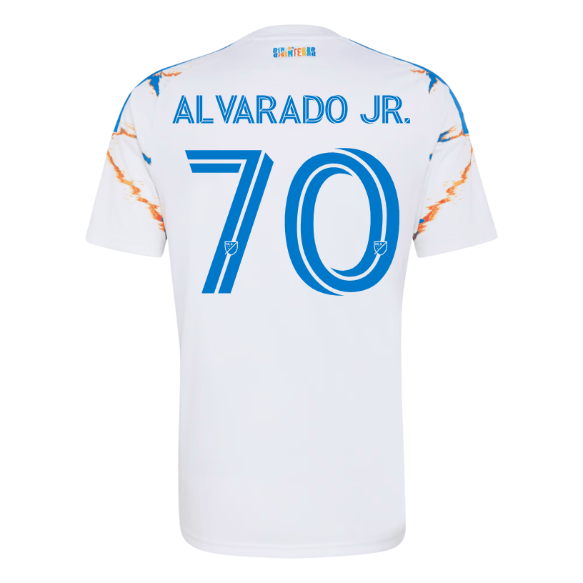 adidas Men's Alvarado JR. San Diego FC 26/27 Away Stadium Jersey (White)