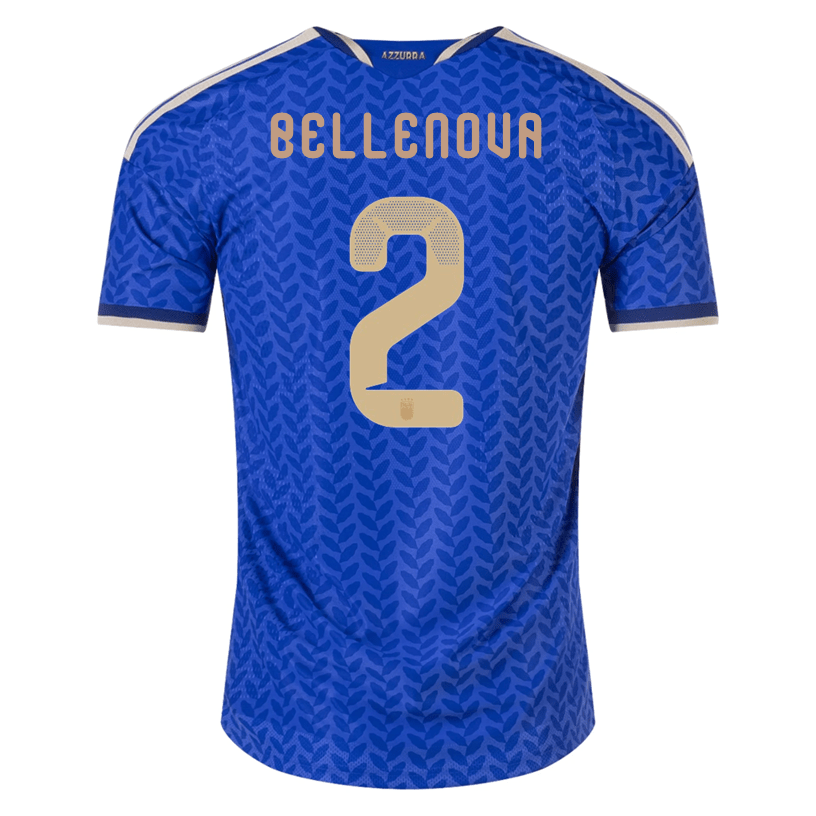 adidas Men's Bellenova Italy 2026 Authentic Home Jersey (Bold Blue)