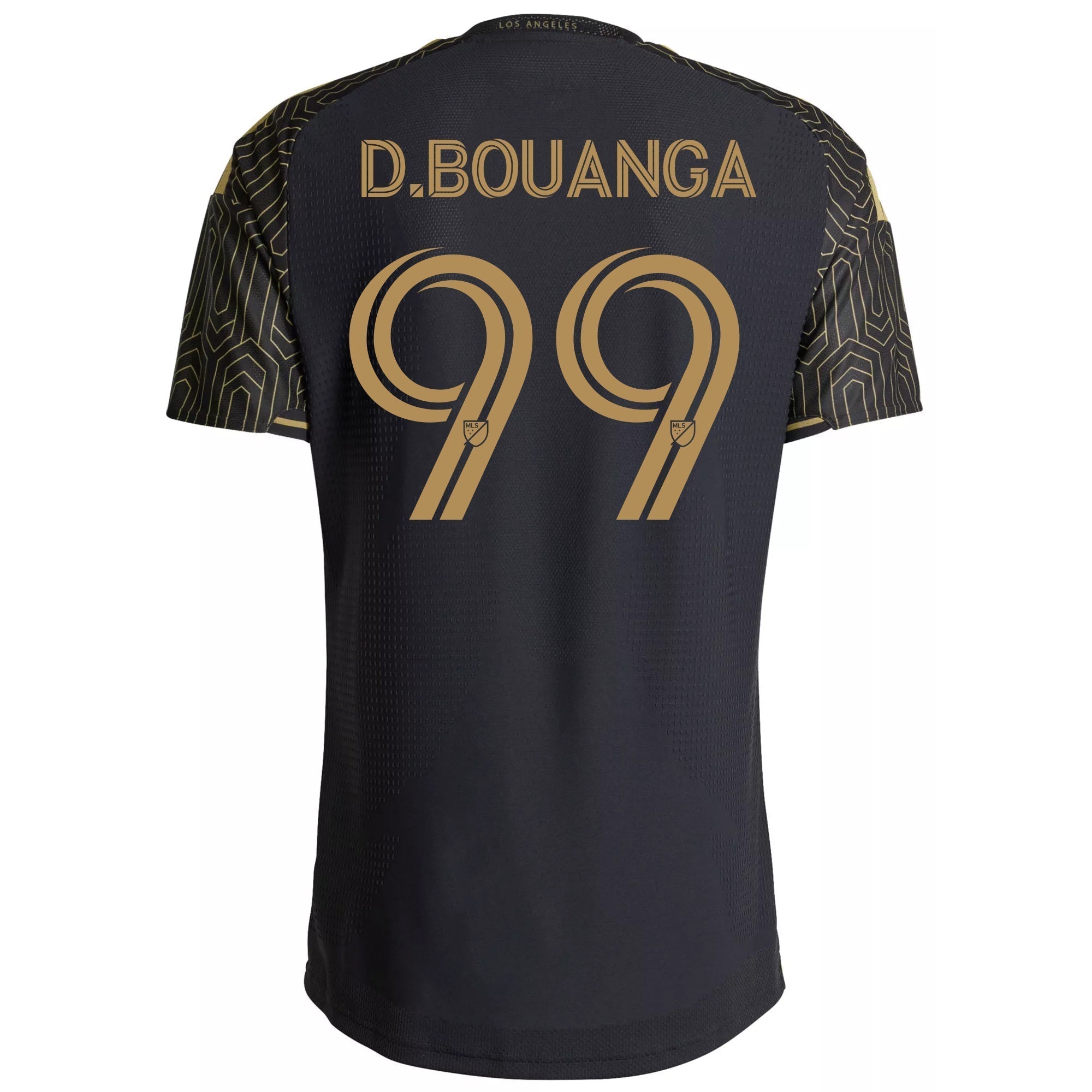 adidas Men's Bouanga LAFC Stadium Home Jersey 26/27 (Black/Gold)