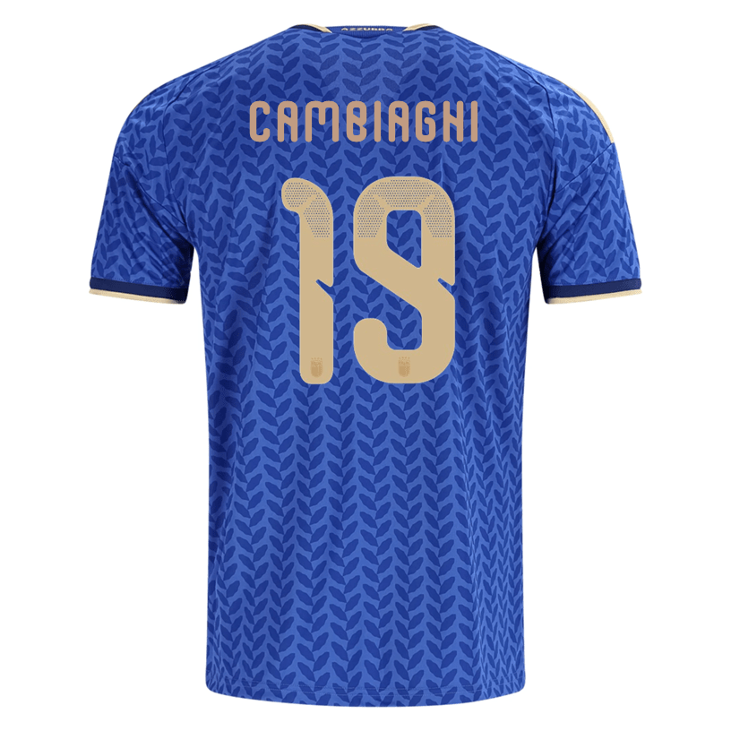 adidas Men's Cambiaghi Italy Home Stadium Jersey 2026 (Bold Blue)