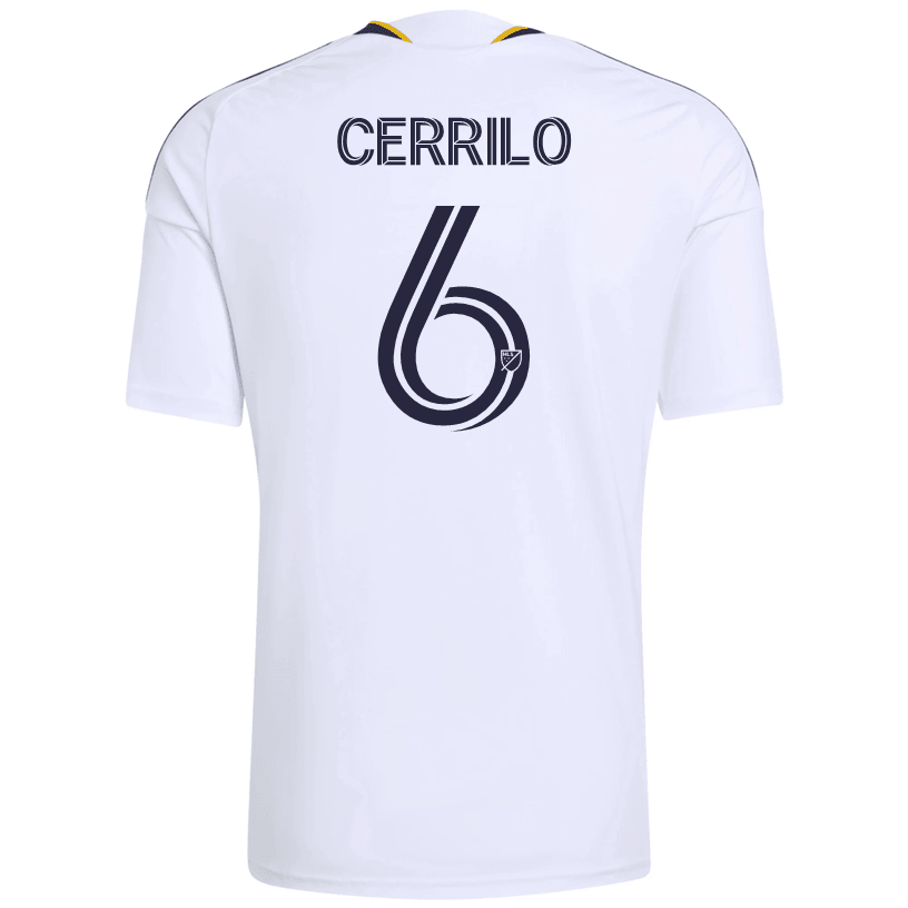 adidas Men's Cerrillo LA Galaxy Home Stadium Jersey 26/27 (White)