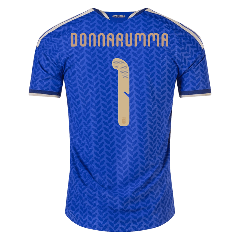 adidas Men's Donnarumma Italy 2026 Authentic Home Jersey (Bold Blue)