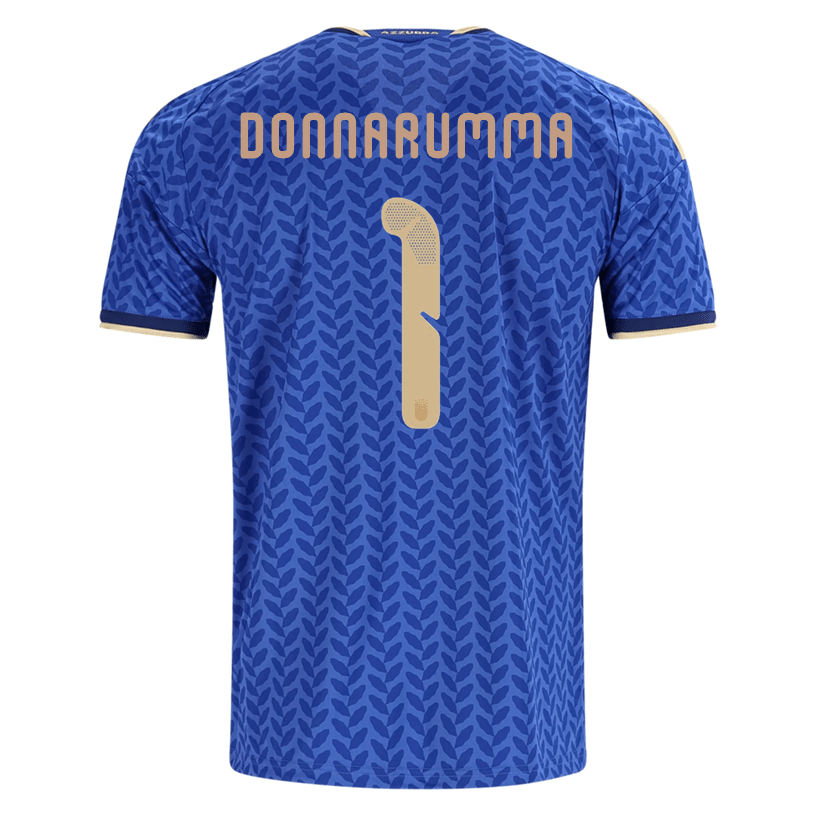 adidas Men's Donnarumma Italy Home Stadium Jersey 2026 (Bold Blue)