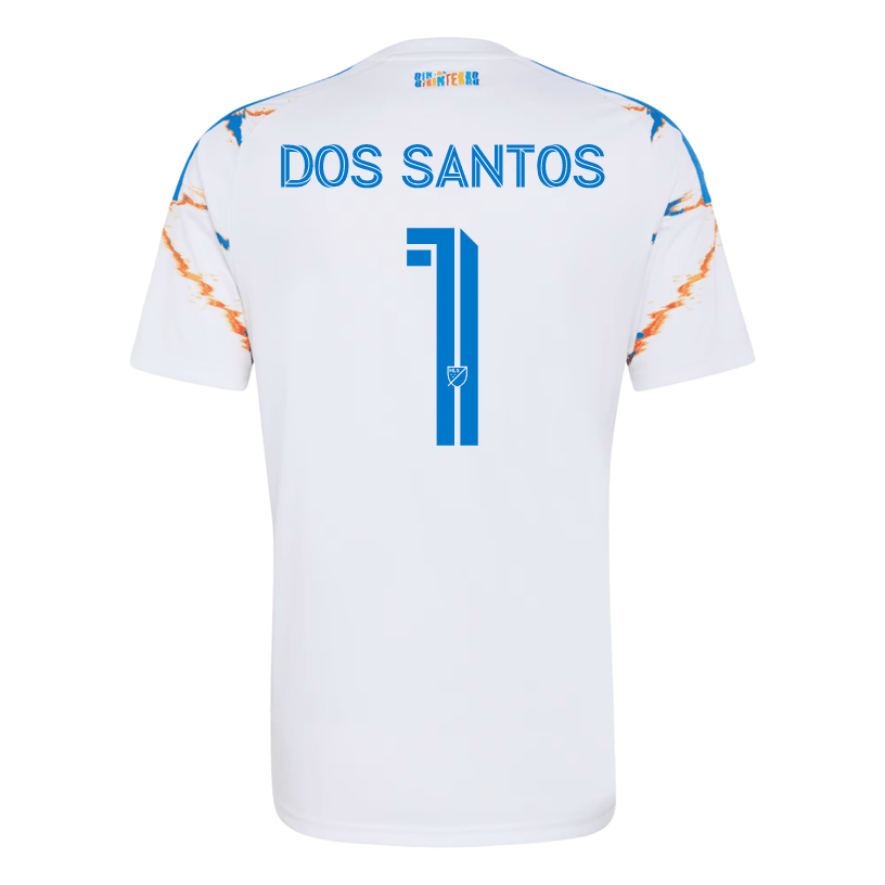 adidas Men's Dos Santos San Diego FC 26/27 Away Stadium Jersey (White)