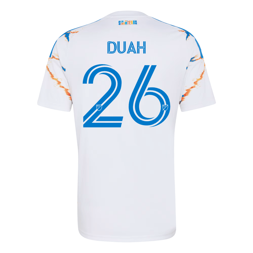 adidas Men's Duah San Diego FC 26/27 Away Stadium Jersey (White)