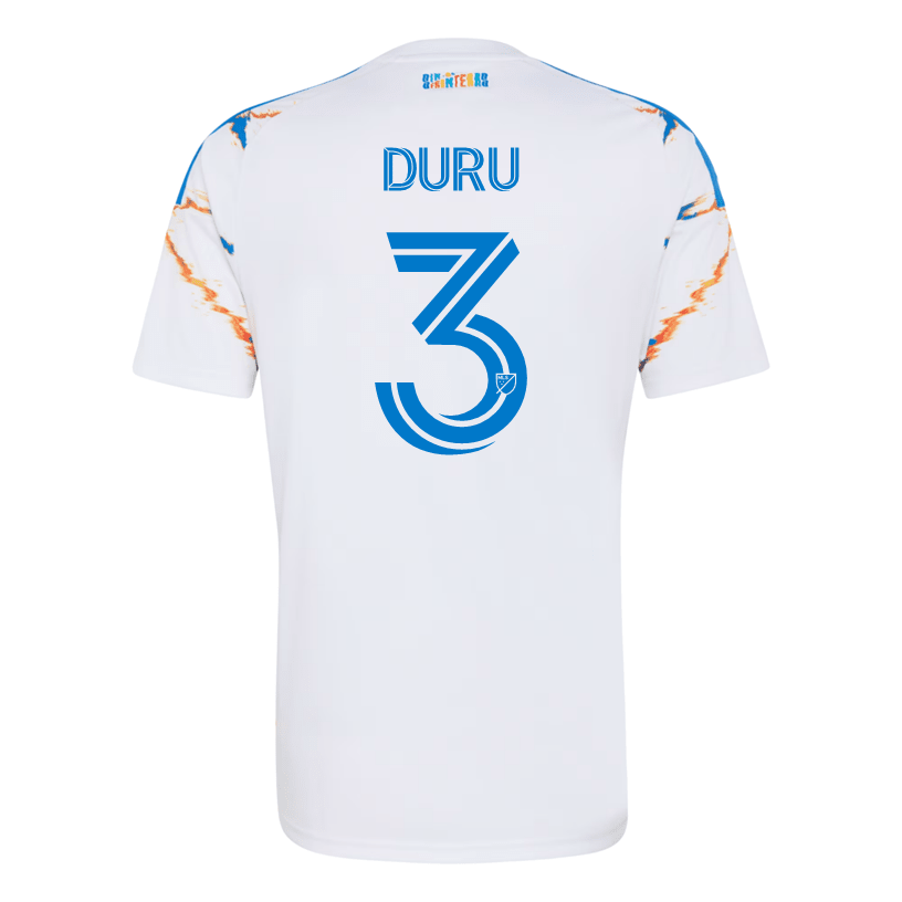 adidas Men's Duru San Diego FC 26/27 Away Stadium Jersey (White)