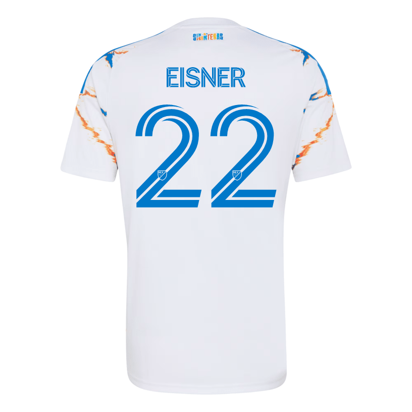 adidas Men's Eisner San Diego FC 26/27 Away Stadium Jersey (White)