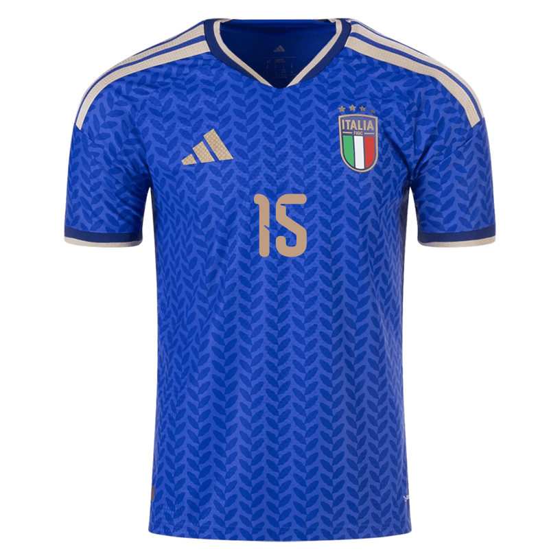 adidas Men's Esposito Italy 2026 Authentic Home Jersey (Bold Blue)