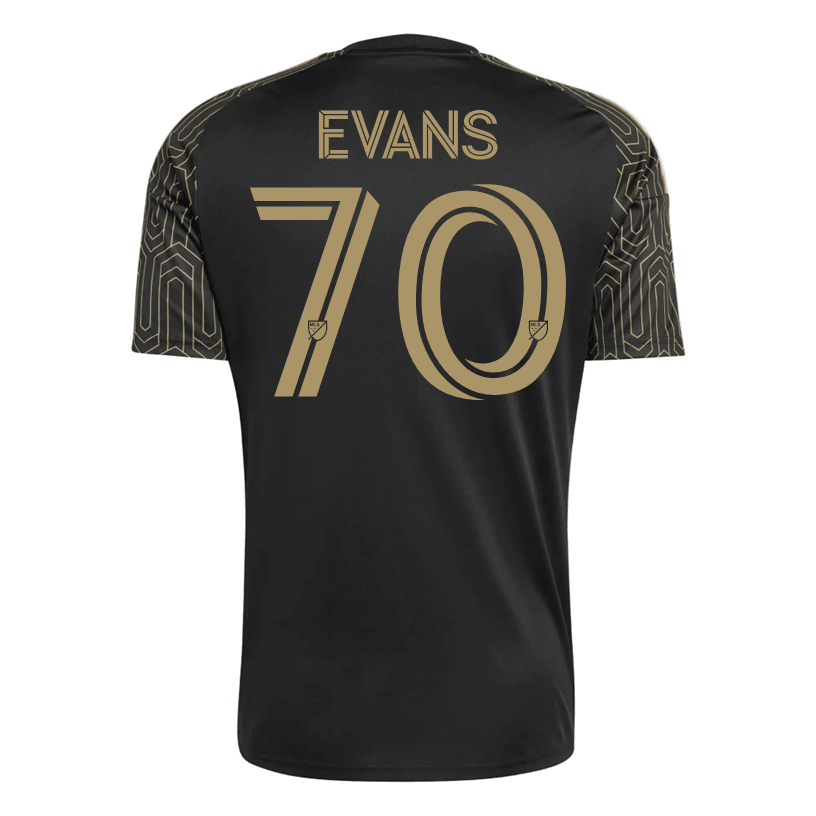 adidas Men's Evans LAFC Stadium Home Jersey 26/27 (Black/Gold)