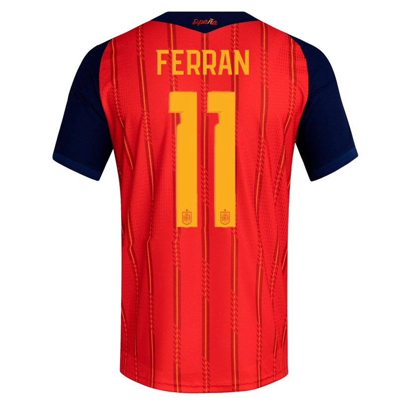 adidas Men's Ferran Spain Authentic World Cup Home Jersey 2026 (Vivid Red)