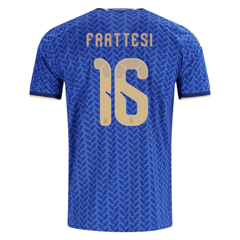 adidas Men's Frattesi Italy Home Stadium Jersey 2026 (Bold Blue)