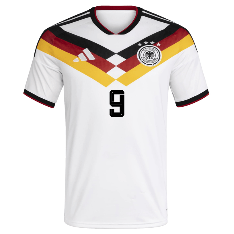 adidas Men's Fullkrug Germany Home World Cup Jersey 2026 (White/Black)