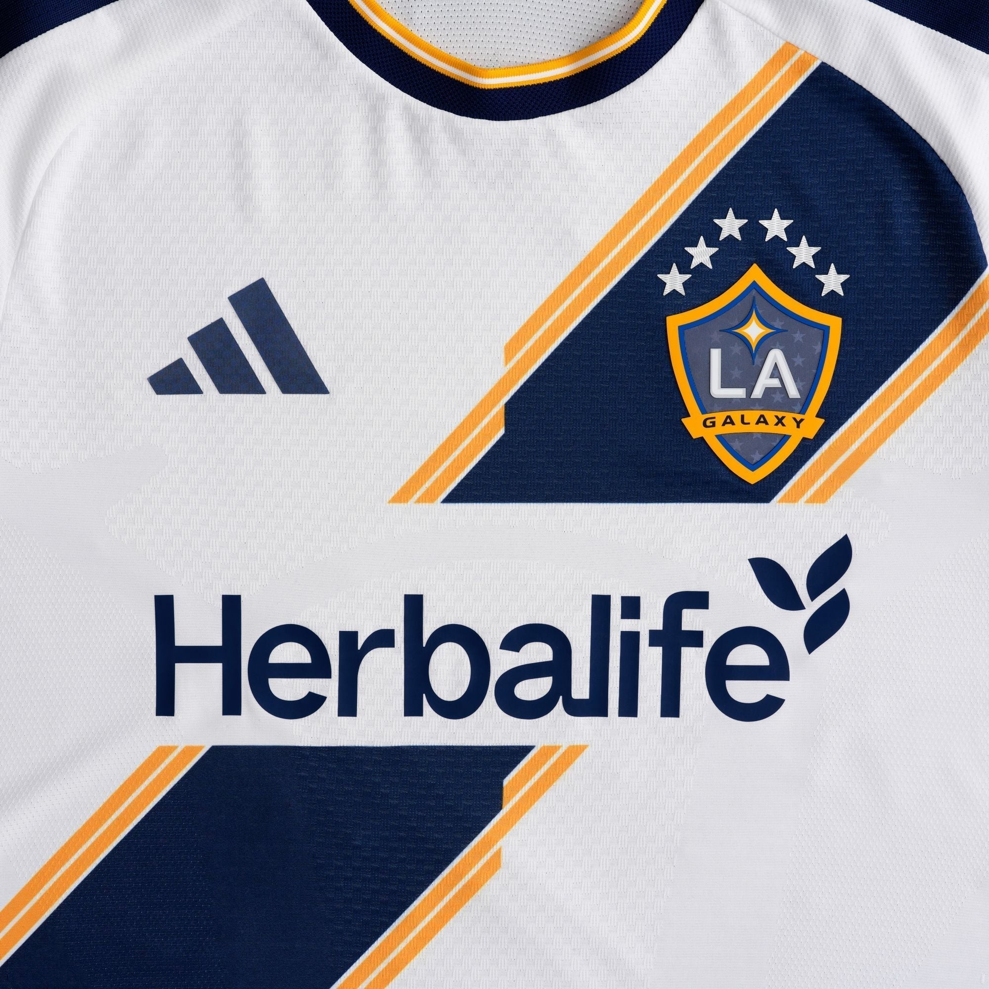 adidas Men's Yoshida LA Galaxy Authentic Match Home Jersey 26/27 (White)