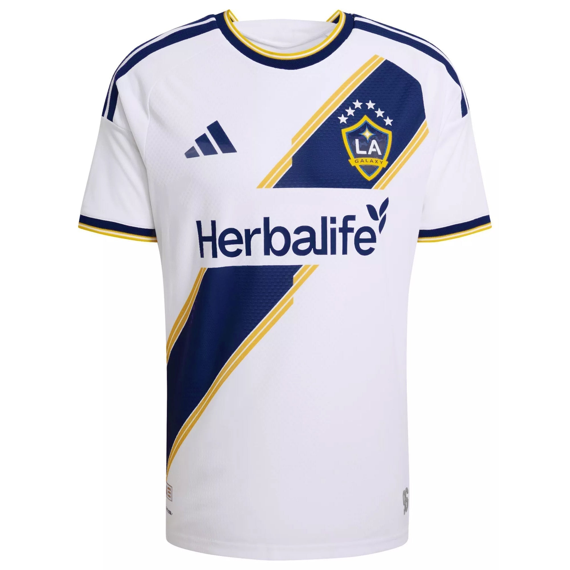 adidas Men's Cuevas LA Galaxy Authentic Match Home Jersey 26/27 (White)