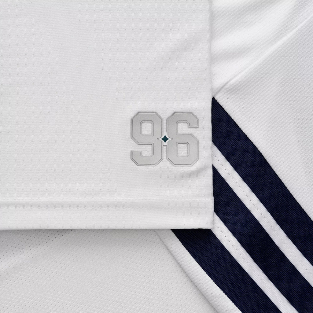 adidas Men's Nas cimento LA Galaxy Authentic Match Home Jersey 26/27 (White)