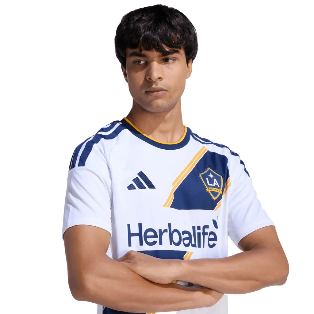 adidas Men's Haak LA Galaxy Home Stadium Jersey 26/27 (White)