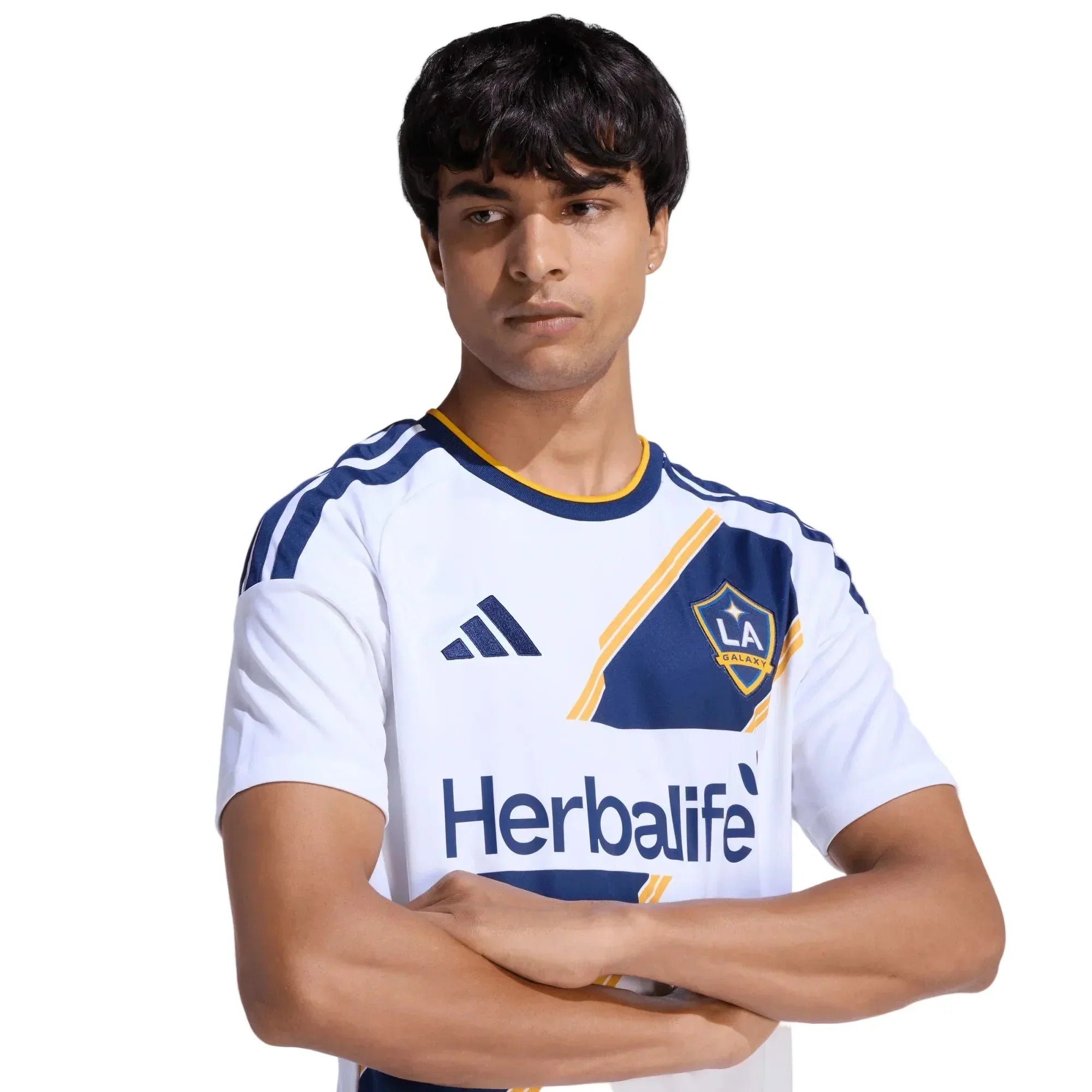 adidas Men's Haak LA Galaxy Home Stadium Jersey 26/27 (White)