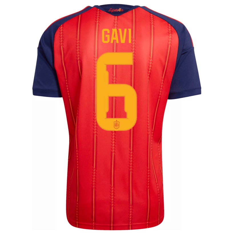 adidas Men's Gavi Spain World Cup Home Jersey 2026 (Vivid Red)