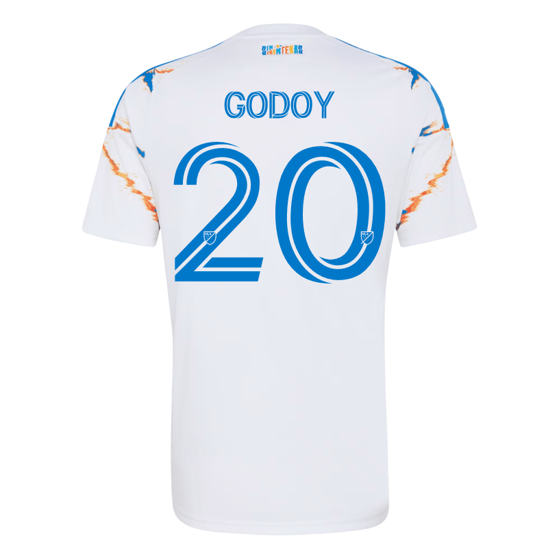 adidas Men's Godoy San Diego FC 26/27 Away Stadium Jersey (White)