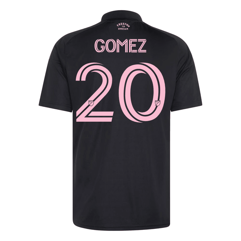 adidas Men's Gomez Inter Miami CF 26/27 Away Jersey (Black/Pink)