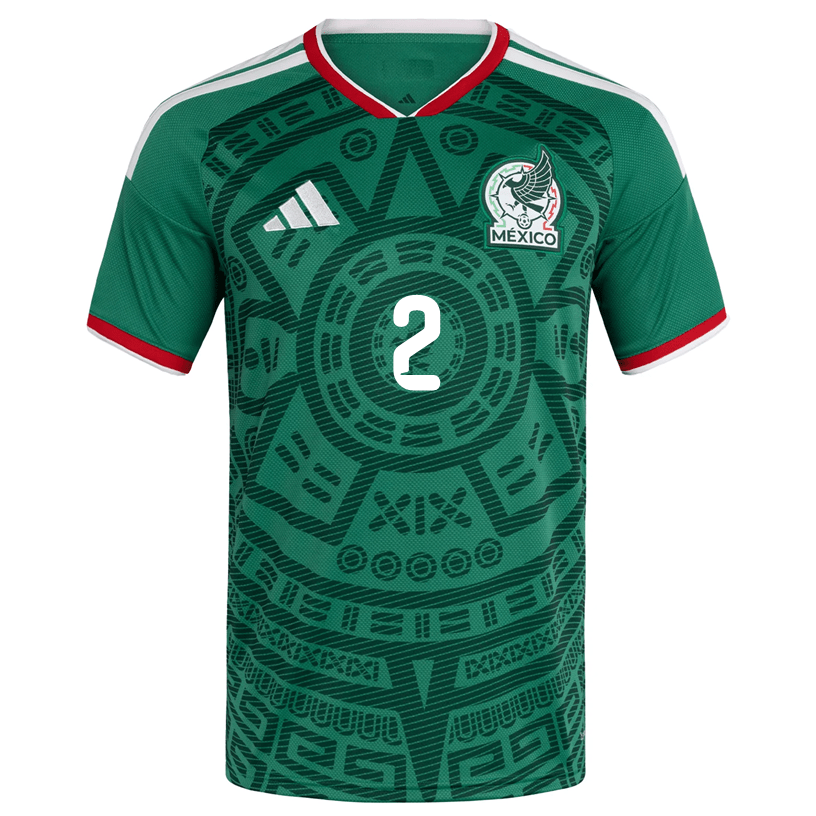 adidas Men's I. Reyes Mexico Home 2026 World Cup Jersey (Bold Green)