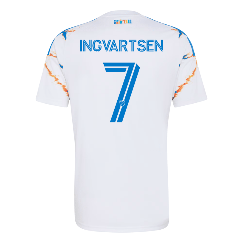 adidas Men's Ingvartsen San Diego FC 26/27 Away Stadium Jersey (White)