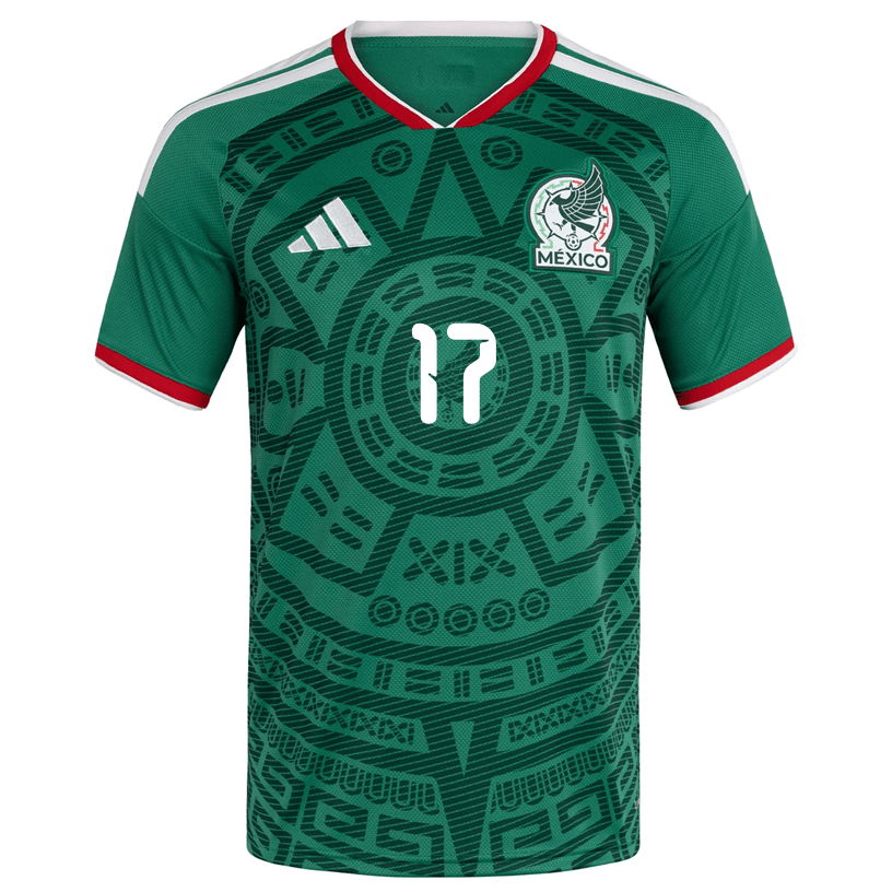 adidas Men's J. Corona Mexico Home 2026 World Cup Jersey (Bold Green)