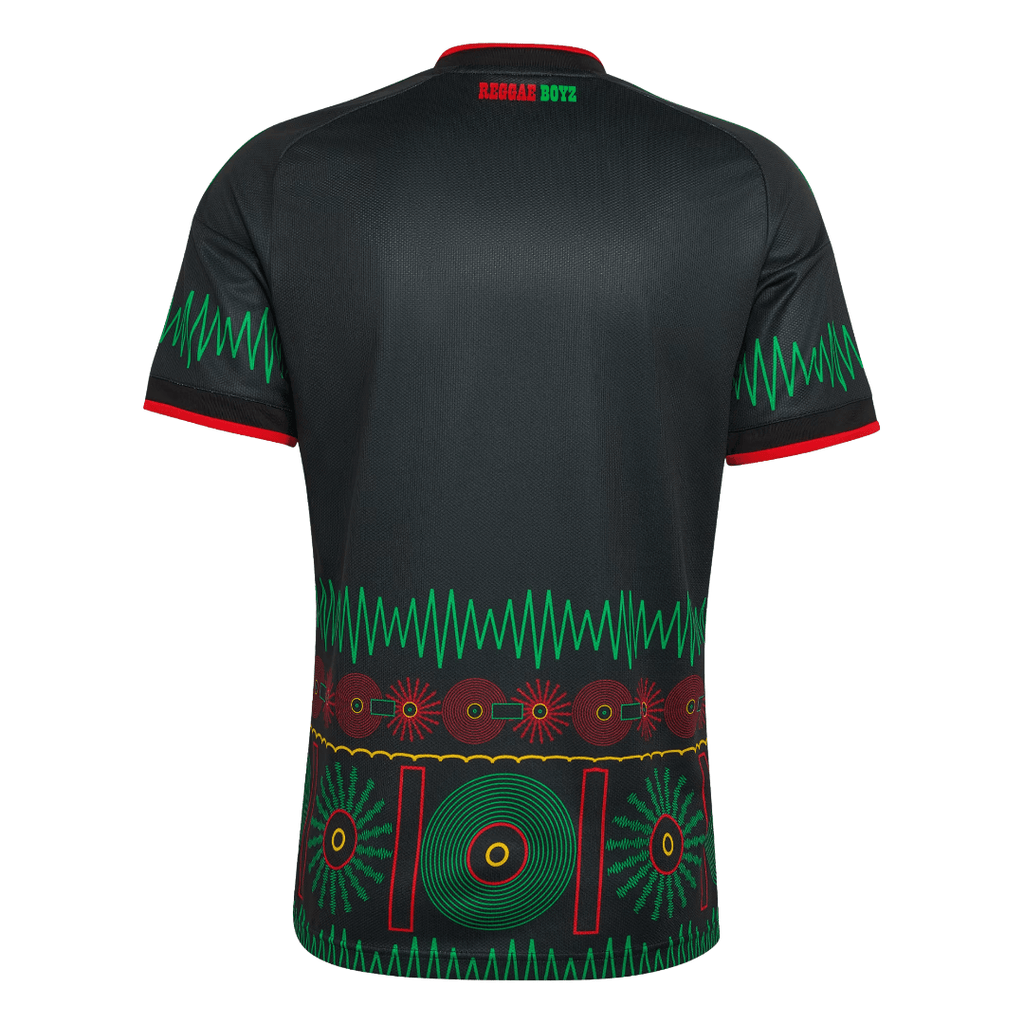 adidas Men's Jamaica 2026 Away Stadium Jersey (Black/Multi)