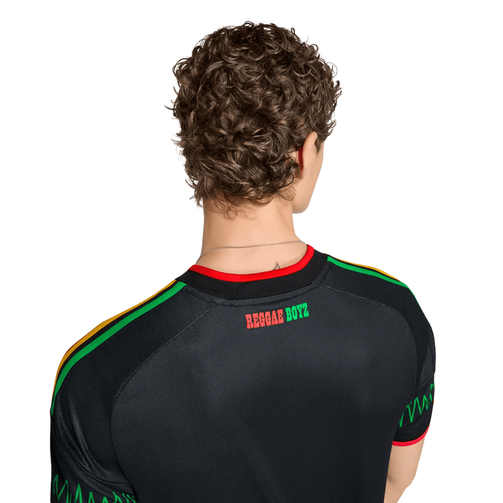 adidas Men's Jamaica 2026 Away Stadium Jersey (Black/Multi)