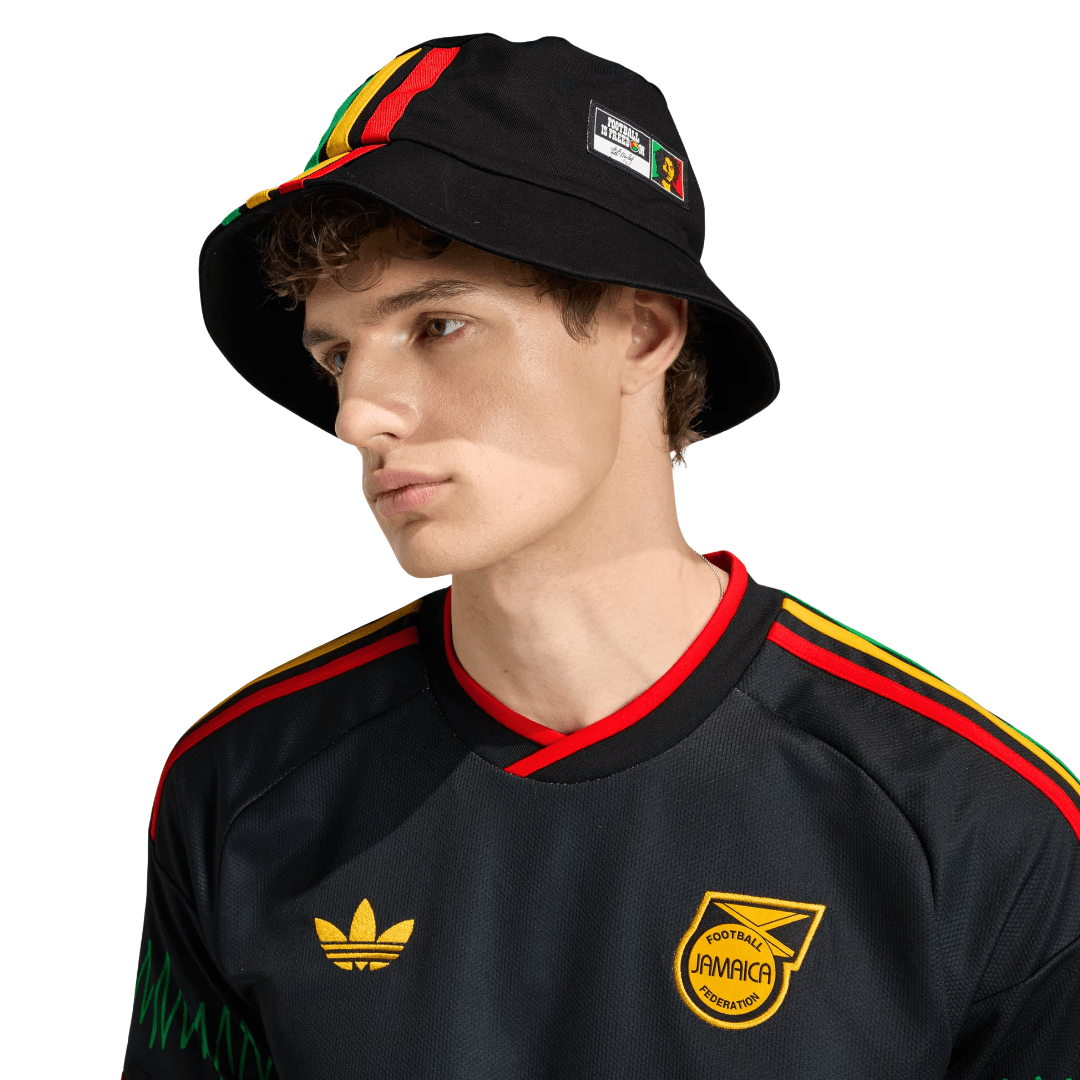 adidas Men's Jamaica 2026 Away Stadium Jersey (Black/Multi)