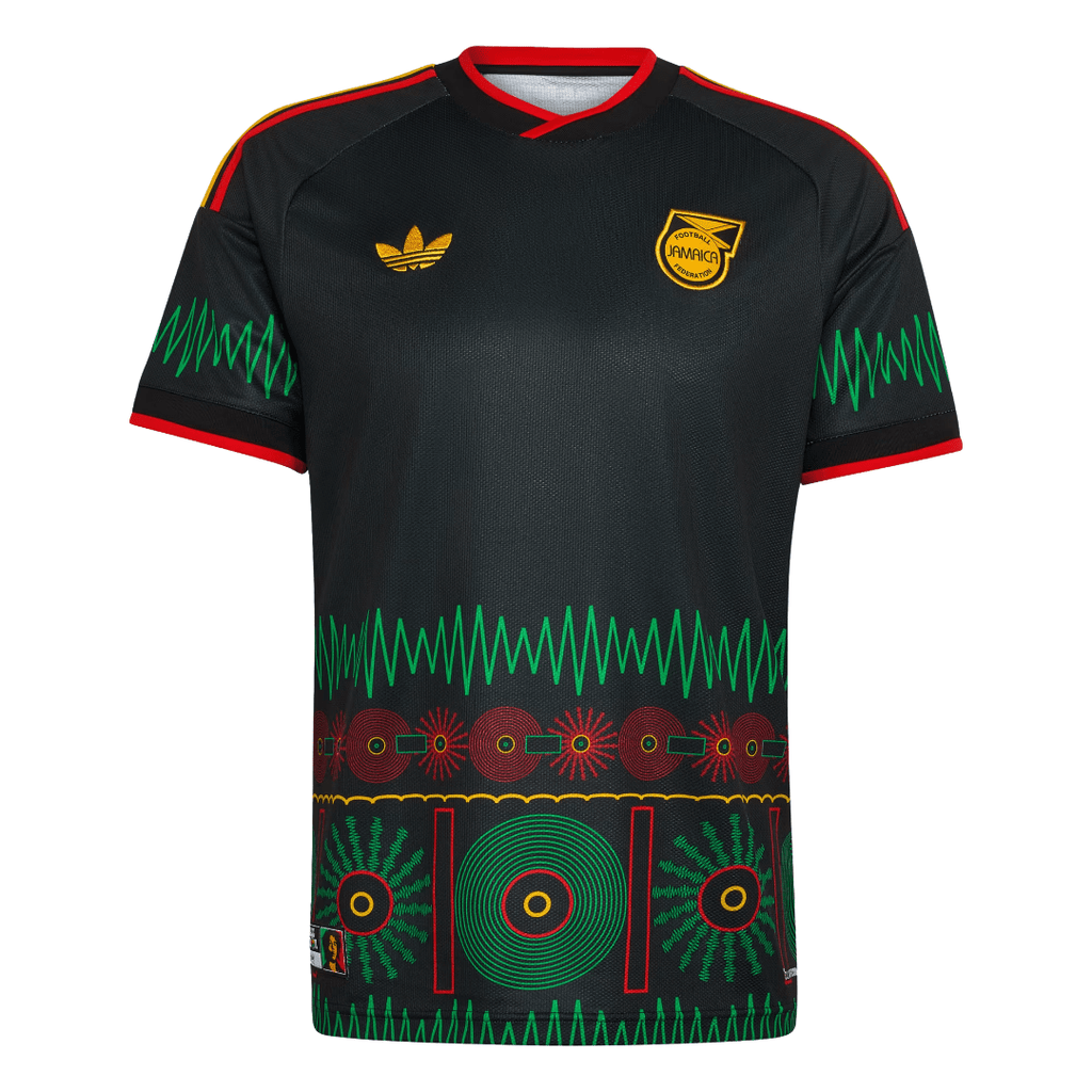 adidas Men's Jamaica 2026 Away Stadium Jersey (Black/Multi)