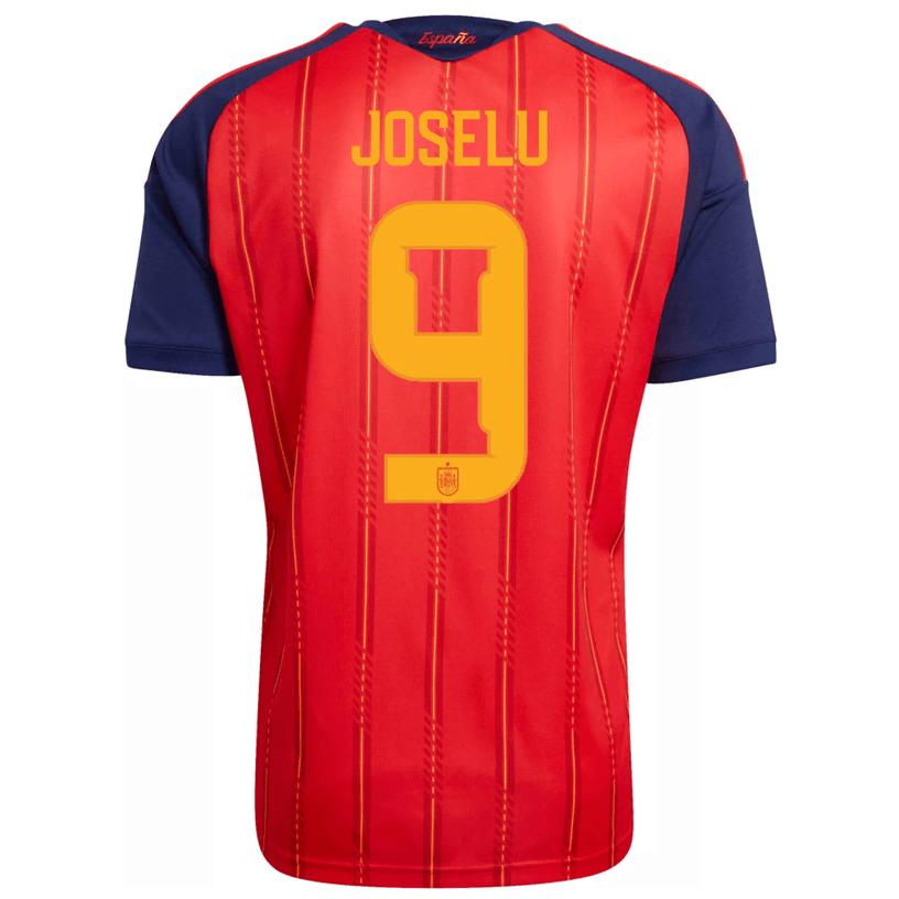 adidas Men's Joselu Spain World Cup Home Jersey 2026 (Vivid Red)