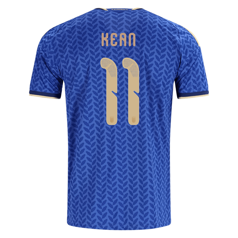 adidas Men's Kean Italy Home Stadium Jersey 2026 (Bold Blue)