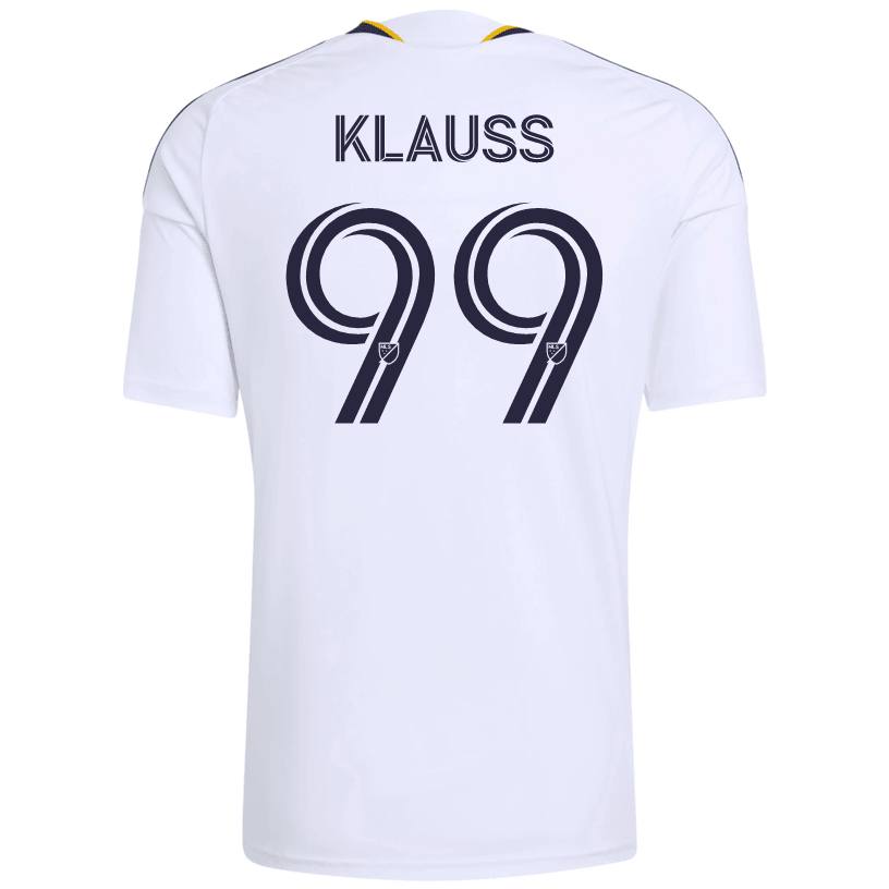 adidas Men's Klauss LA Galaxy Home Stadium Jersey 26/27 (White)
