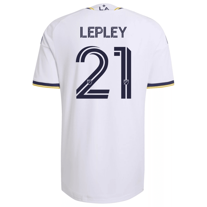 adidas Men's Lepley LA Galaxy Authentic Match Home Jersey 26/27 (White)